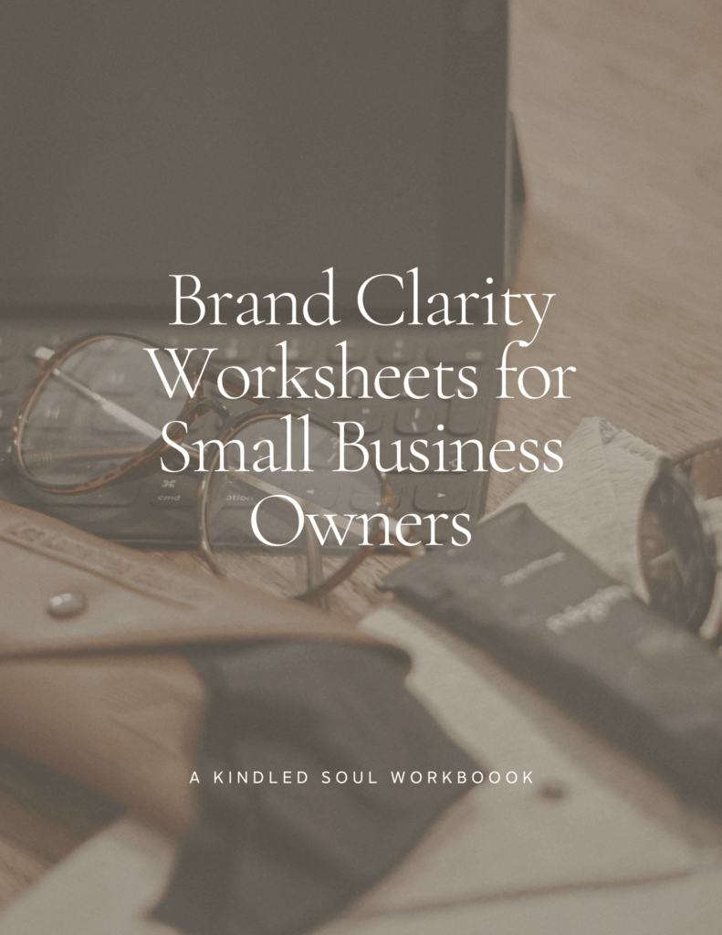Brand values clarity worksheet kindled