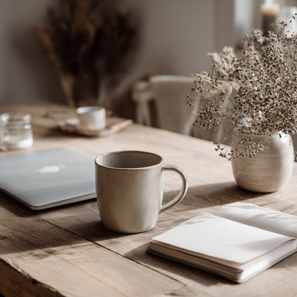 a calm beachy neutral workspace for a new busines 87f5e2dc 3d53 4da1 9654 08f6ac00e1dd 0